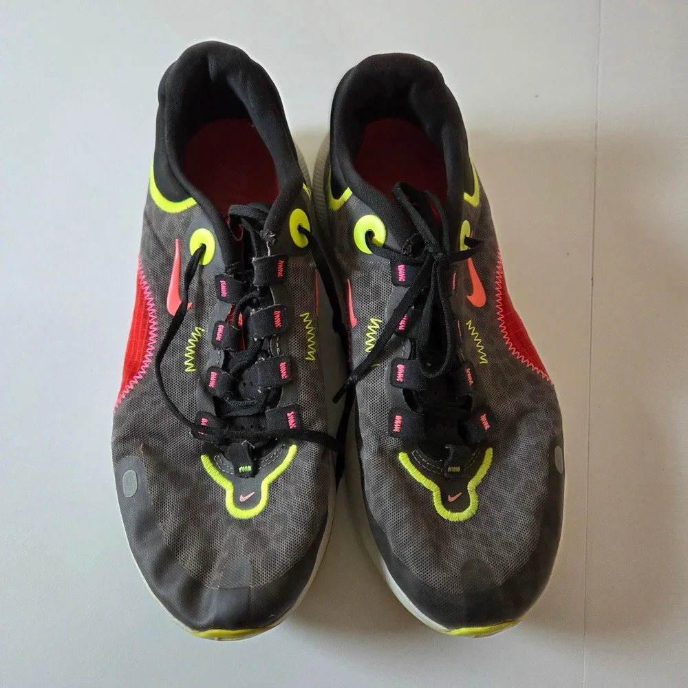 Nike Zoom Rival Fly 2 Men's Running Shoes Gray Neon Pink Size‎ 10